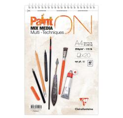 PaintON bloc spiralé 20F A4+ 250g