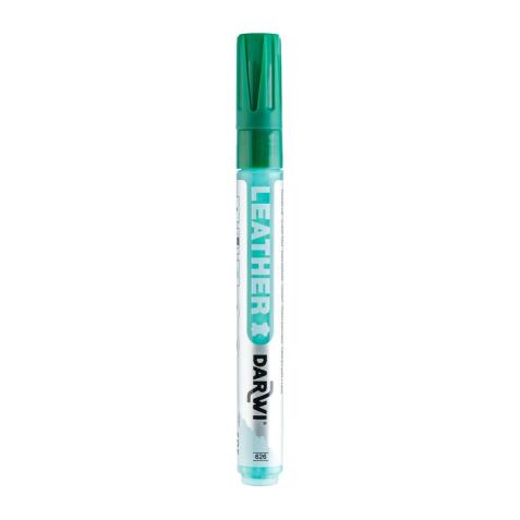 DARWI Marqueur Peinture sur Cuir Pointe Conique Fine 2mm - Vert sapin