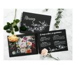 Album à personnaliser de 40 feuilles 185g/m2 au format 21x16cm - Noir