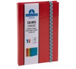 Carnet Iderama 170x110 192 pages lignées - Rouge
