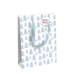 Empreintes, sac moyen 21,5x10,2x25,3 cm - Bleu