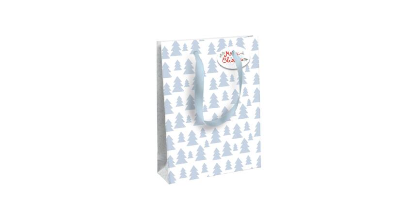 Empreintes, sac moyen 21,5x10,2x25,3 cm - Bleu