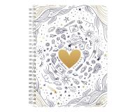 Adolie, Carnet reliure intégrale A5 14,8x21cm, 148 pages, ligné, ass.