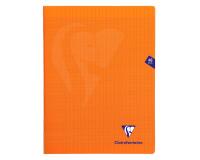 Cahier piqué Mimesys 24x32cm 48 pages grands carreaux couverture polypropylène Couleur aléatoire