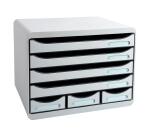 Module de classement Storebox 7 tiroirs Office - Gris lumière