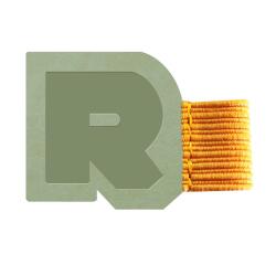 Rhodiarama porte-stylo autoadhésif 4x3 cm pour blocs carnets et agendas - Céladon
