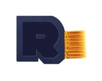 Rhodiarama porte-stylo autoadhésif 4x3 cm pour blocs carnets et agendas - Bleu nuit