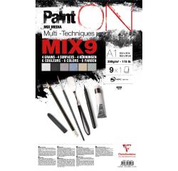 PaintON Mix 9 paquet 9F A1 250g assorti 9x1F