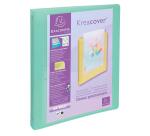 Classeur 4 anneaux 30mm polypropylène Kreacover Pastel - A4 Maxi - Couleurs assorties