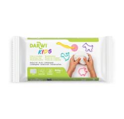 DARWI Pain de 500 g de pâte auto-durcissante KIDS blanche - Blanc
