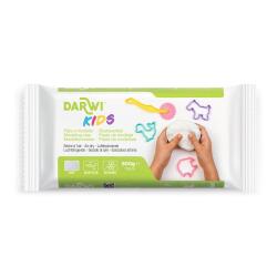 DARWI Pain de 500 g de pâte auto-durcissante KIDS blanche - Blanc
