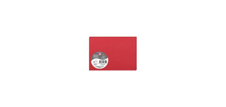 Carte pliée Pollen 110 x 155 210 g/m2 - Sachet de 5