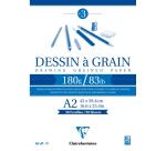 Dessin à Grain bloc collé 30F A2 180g