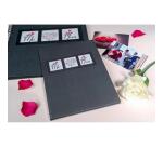 Livre d'or 100 pages tranche argent Me & You - Noir