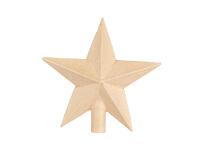 Cimier étoile 20x6x20 cm - Kraft