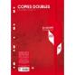 Copies doubles 7000 sous film A4 200 pages perforées petits carreaux 70 g