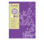 Cahier piqué FOREVER A4 96 pages petits carreaux 70 g - Assortis