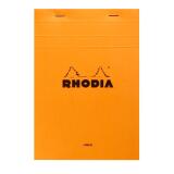 Bloc agrafé Rhodia Giant Pad N°15 14,8x21 cm 150f ligné 80g - Orange