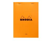 Bloc agrafé Rhodia Giant Pad N°15 14,8x21 cm 150f ligné 80g - Orange