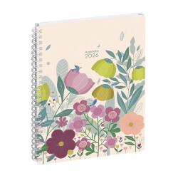 Agenda de bureau EasyTime 21S Spiralé Mini Labo 21 x 15 cm Semainier Janvier à Décembre 2026 - Visuel