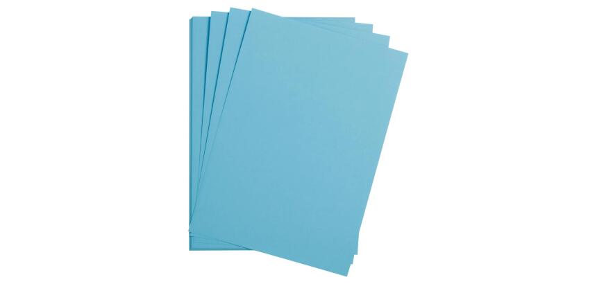 Clairefontaine Maya Coloured Paper Sheets - 70 x 100cm - 25 Sheets - 270gsm - Sky Blue|