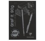 GraF'it dot bloc agrafé 80F A5 90g - Noir