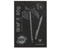GraF'it dot bloc agrafé 80F A5 90g - Noir