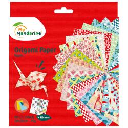 Origami Paper, Nippon, 20 x 20 cm, 60F, 70g - Multicolore