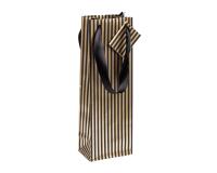 Premium sac bouteille or/noir 12,5x9,5x38 cm - Or