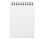 Notepad Rhodiactive 90g reliure intégrale A6 10,5x14,8 cm 160 pages petits carreaux 5x5 microperforé - Noir