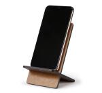 Rhodiarama support pour téléphone mobile simili cuir italien 13x8x8,5 cm - Bronze
