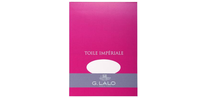 Bloc toile impériale A5 (148x210mm), 50 feuilles 100g - Blanc