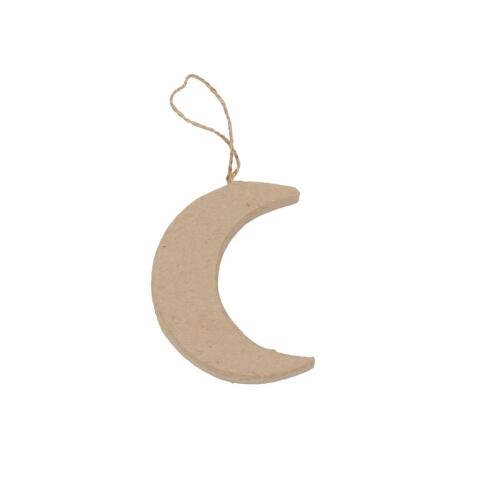Lune plate à suspendre - Kraft