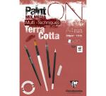 Bloc PaintON TERRACOTTA collé A4 20F