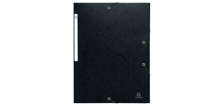 Scotten Elastomap + 3 kleppen in gewafeld glanskarton 425g/m2 - A4