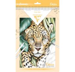 ODELIA, Bloc de coloriage multi-techniques de 20 feuilles A4 250g, Les animaux