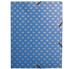 Filing box back 40mm glossy card 600g Néo Déco - Assorted colours