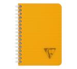 Carnet reliure intégrale Linicolor FRESH 9,5x14cm 100 pages ligné couverture plastique polypropyène rainuré Couleur aléatoire - Assortis