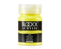 Peinture acrylique fine pot 500ml - Jaune blockx