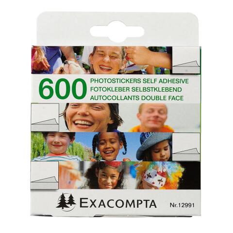Estuche Exacompta de 600 autoadhesivos doble cara