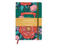 Frida Kahlo, DaytoDay journal 19x25 cm, 192 pages, dot, pochette à soufflet au dos, marquepage, fermeture élastique, ass.