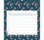 Calendrier mensuel EasyCal Mini Labo avec feuillets détachables 24 x 18 cm agrafé sur plaque cartonnée imprimée 27,5 x 30,5 cm 2026 - Visuels assortis