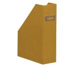 Rhodiarama porte-revues simili cuir italien 10x25x31 cm - Or
