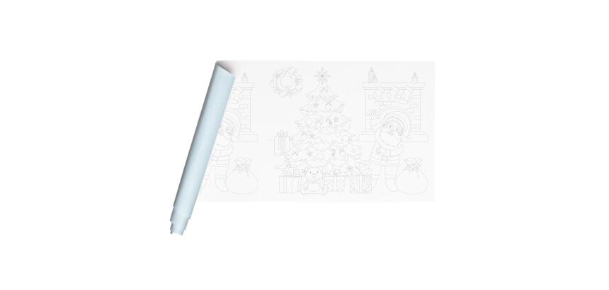 FRESQUE À PEINDRE, Rouleau 120g/m2 au format 10x0,50m - Noël