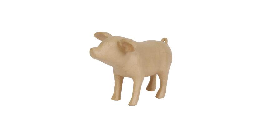 Bébé cochon 28cm - Kraft