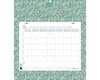 Calendrier mensuel EasyCal Mini Labo avec feuillets détachables 24 x 18 cm agrafé sur plaque cartonnée imprimée 27,5 x 30,5 cm 2026 - Visuels assortis