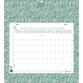 Calendrier mensuel EasyCal Mini Labo avec feuillets détachables 24 x 18 cm agrafé sur plaque cartonnée imprimée 27,5 x 30,5 cm 2026 - Visuels assortis