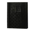 Protège-cahiers grain madras avec rabats marque-pages PVC 22/100ème 17x22 cm