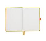 Rhodiarama Goalbook A5 met hardcover, 120 blad gestippeld wit papier van 90g - Anijsgroen
