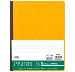 Registre piqûre Exacompta 6420E 32 x 25 cm 80 pages couleurs assorties